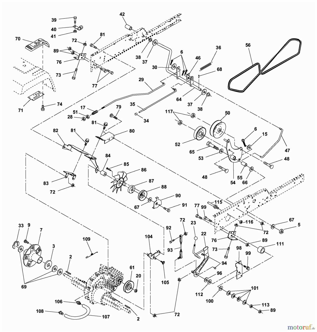 Exploring The Detailed Parts Diagram Of The Craftsman Lt