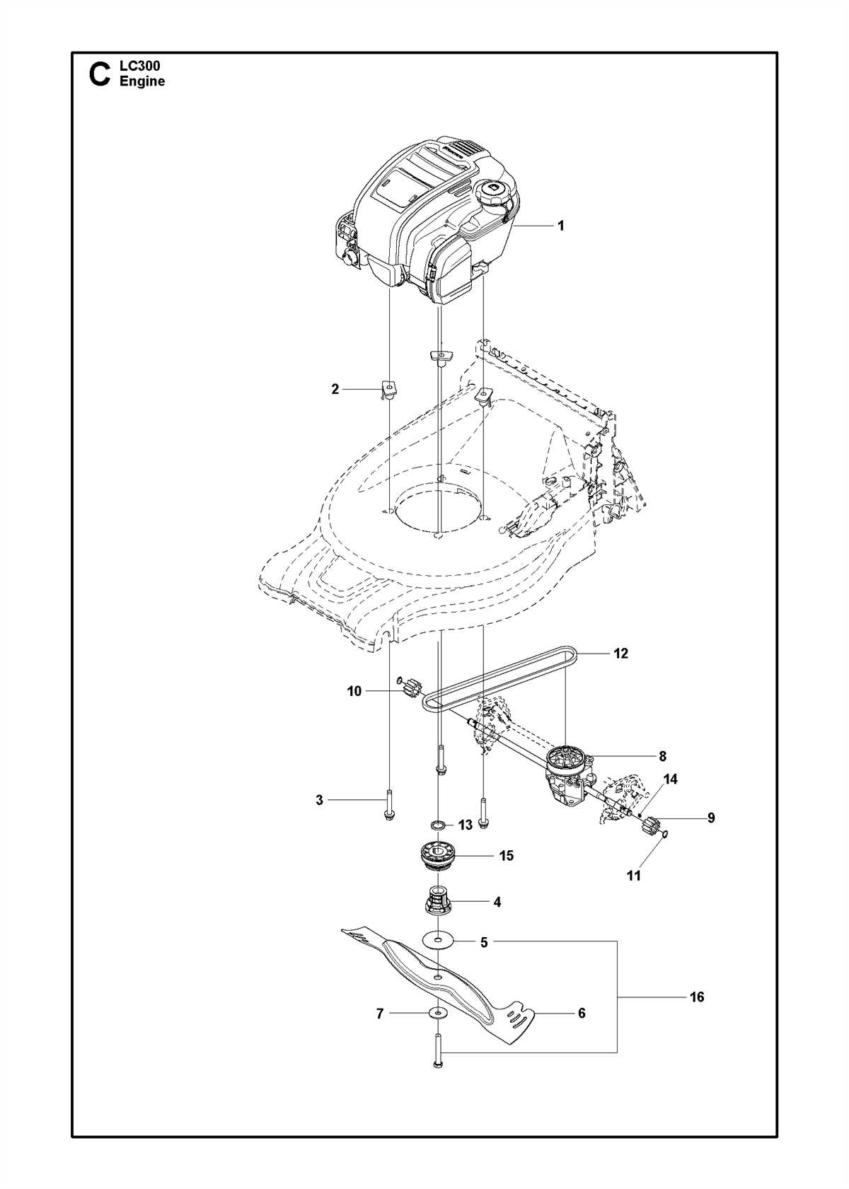 Husqvarna Lc Fh Parts Illustrated