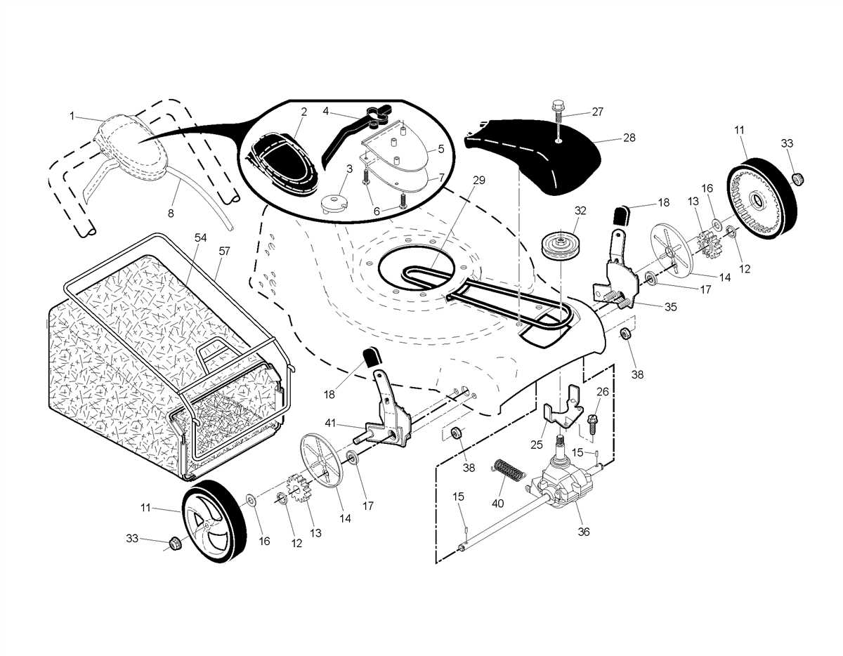 Husqvarna Self Propelled Mower Parts Schematic