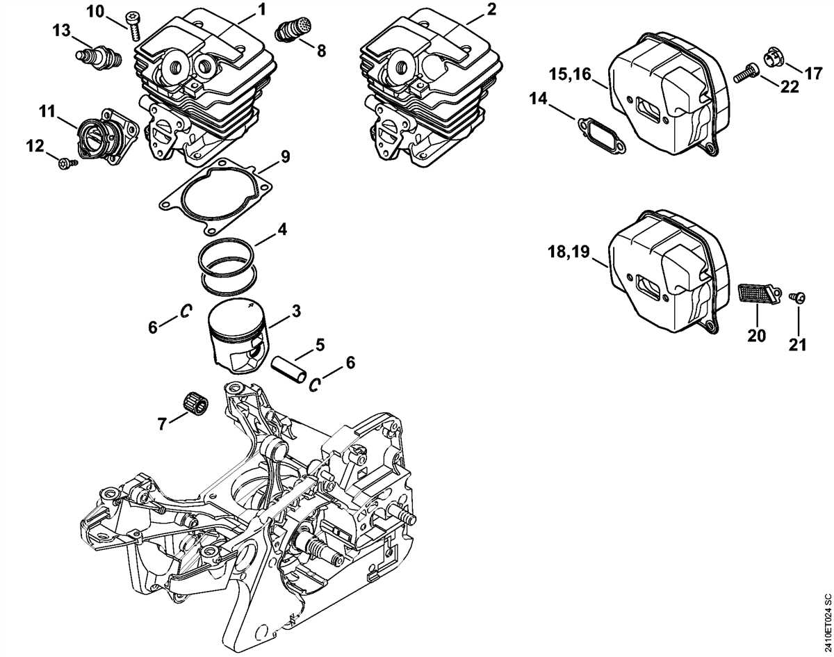 Exploring The Components Of Stihl Chainsaw Ms Detailed Parts Diagram