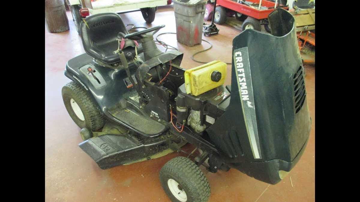 Exploring The Detailed Parts Diagram Of Craftsman Riding Mower Yt