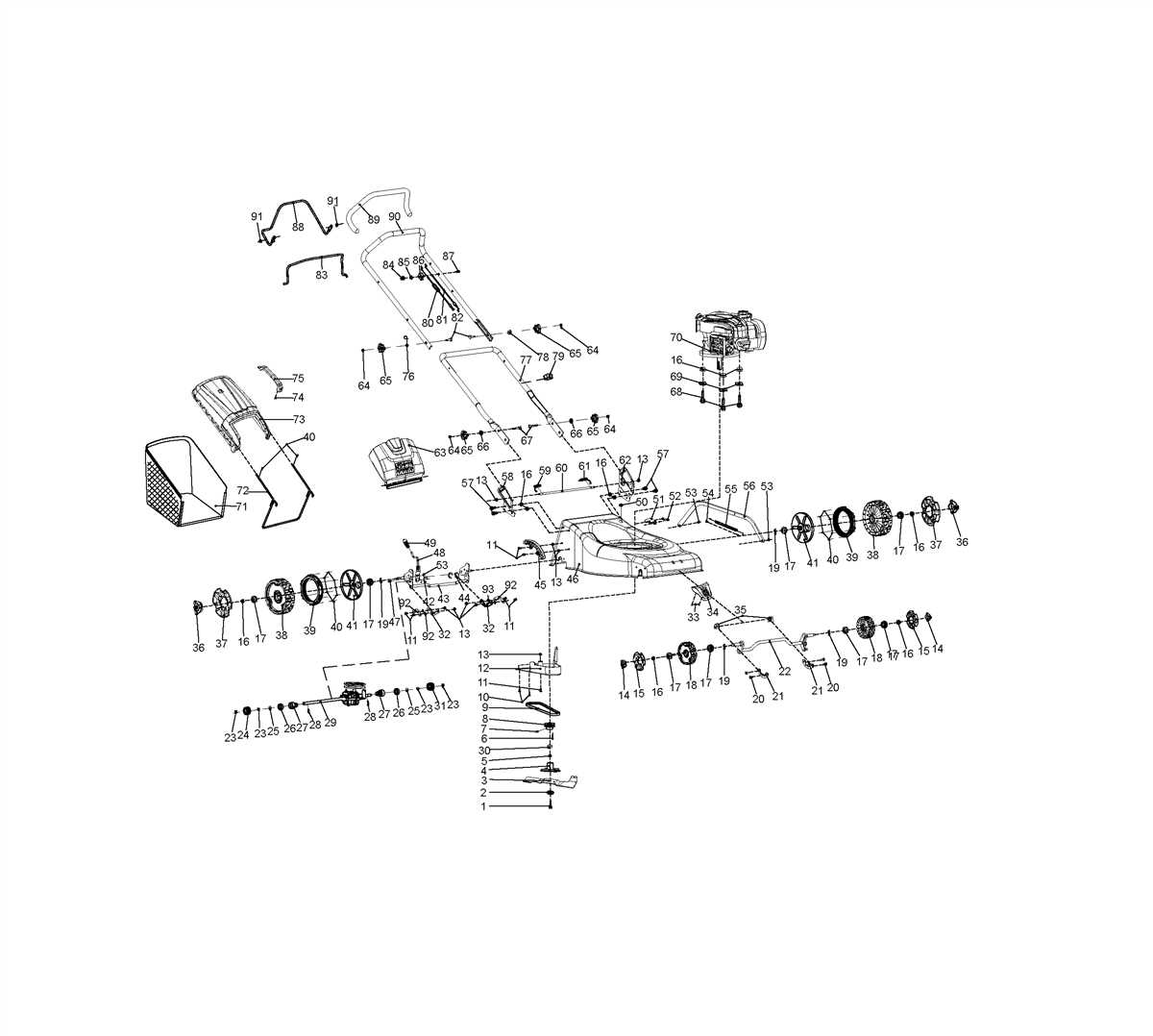 Husqvarna 725exi Series LC121P Parts Diagram Easy Reference Guide