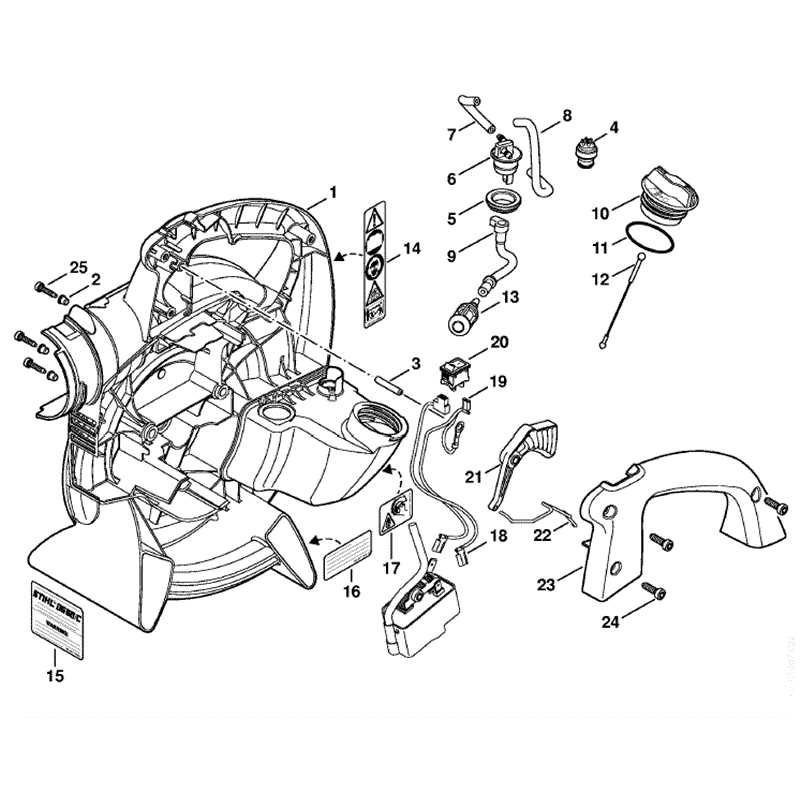 Simplified Guide Stihl BG 50 Parts Diagram Breakdown