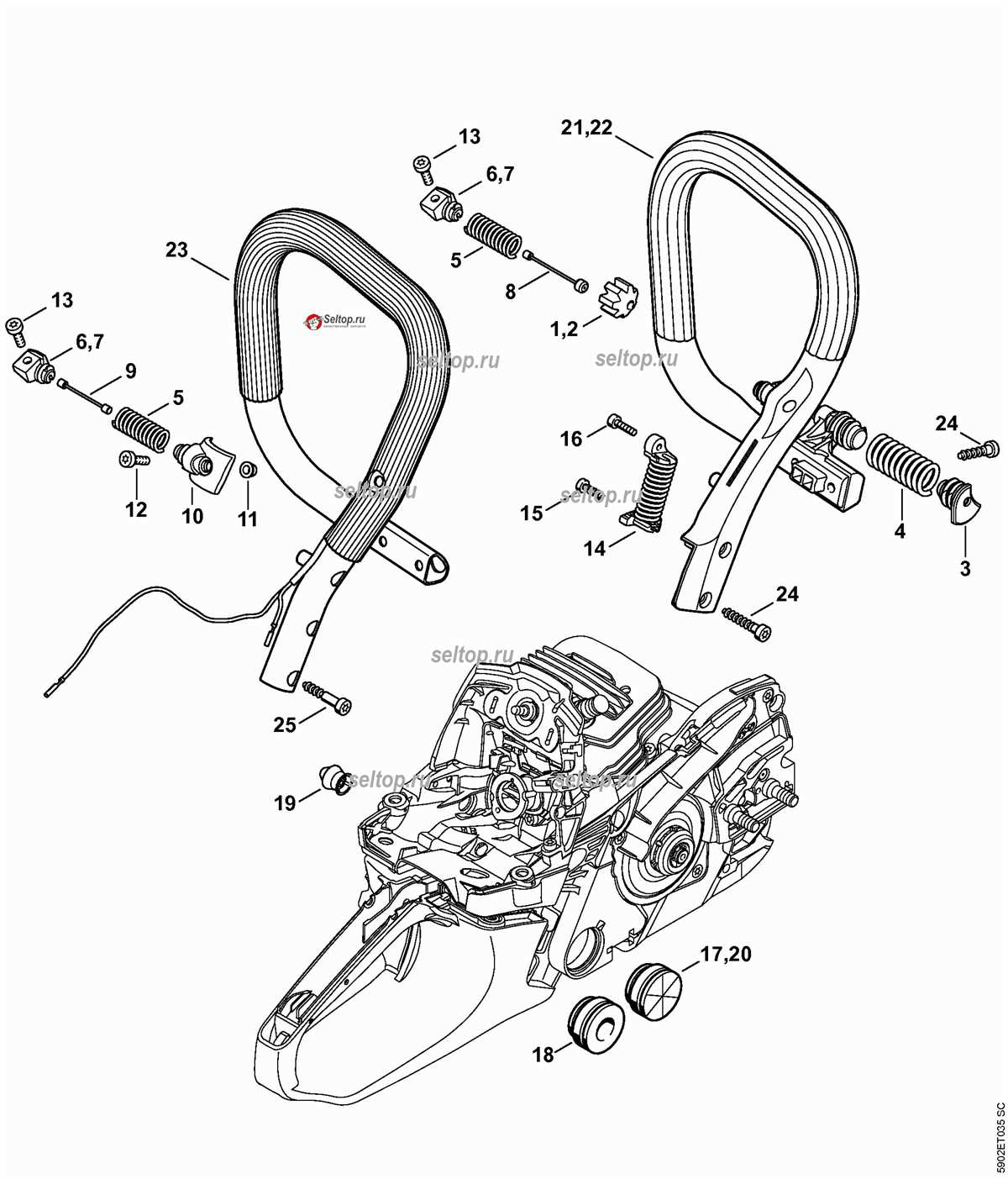 A Breakdown Of Stihl MS 261 Chainsaw Components