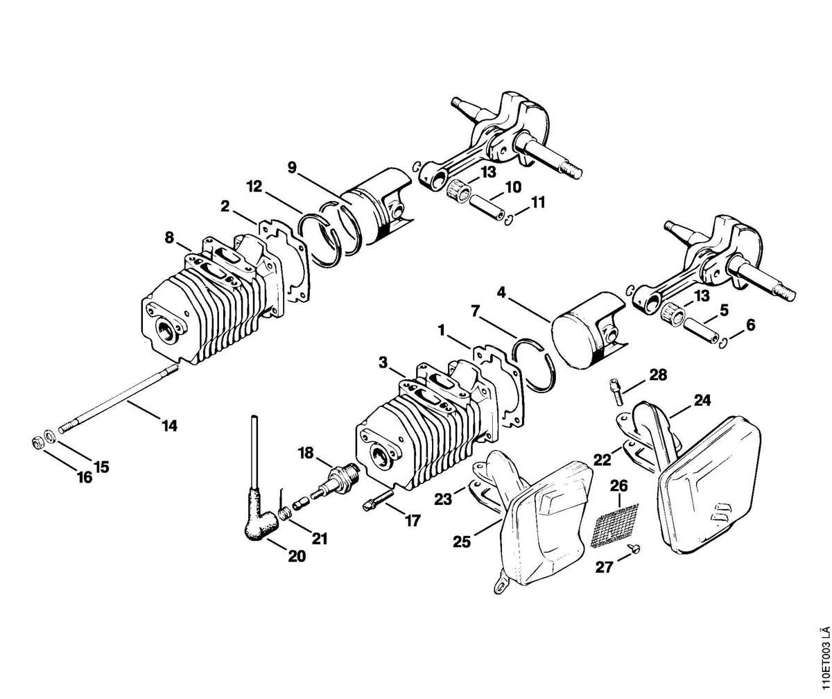 Stihl Chainsaw Parts Diagram Stihl Av Chainsaw Elect