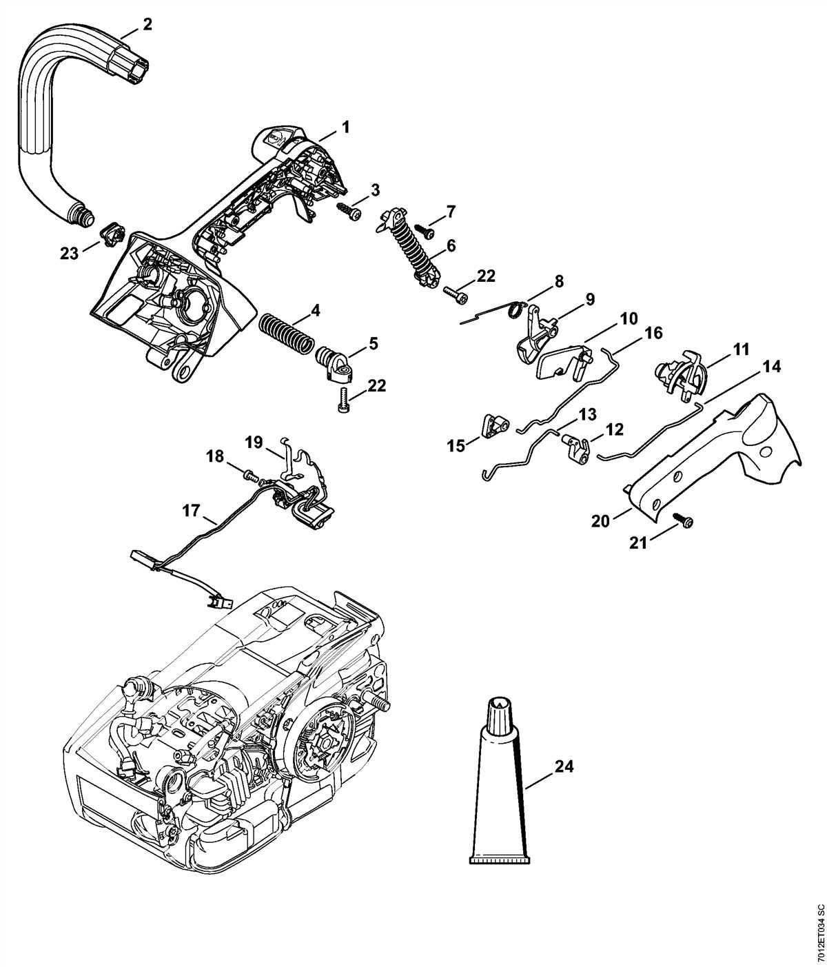 Exploring The Stihl T A Visual Guide To Parts And Diagrams