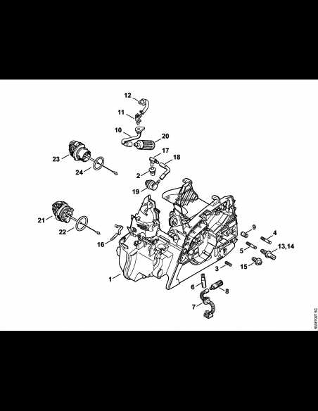 Exploring The Parts Diagram Of Stihl Ms Chainsaw Ms C